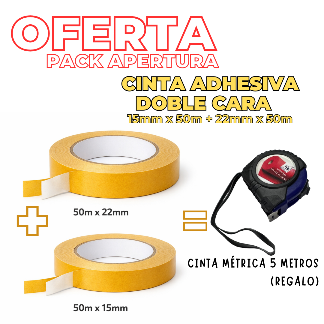 CINTA ADHESIVA DOBRE CARA