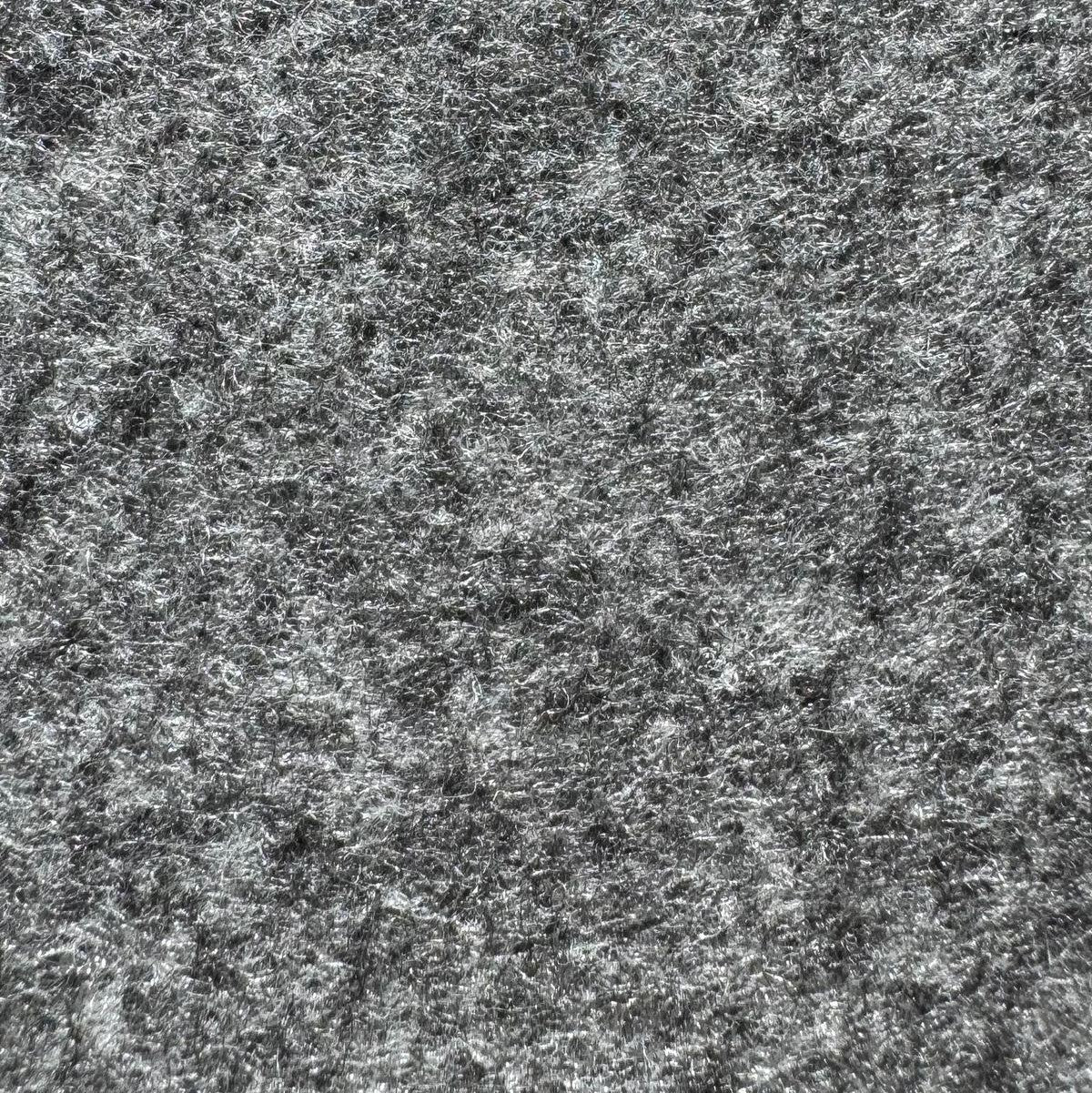 Moqueta ferial ecológica gris en rollo de 120m2 para stands
