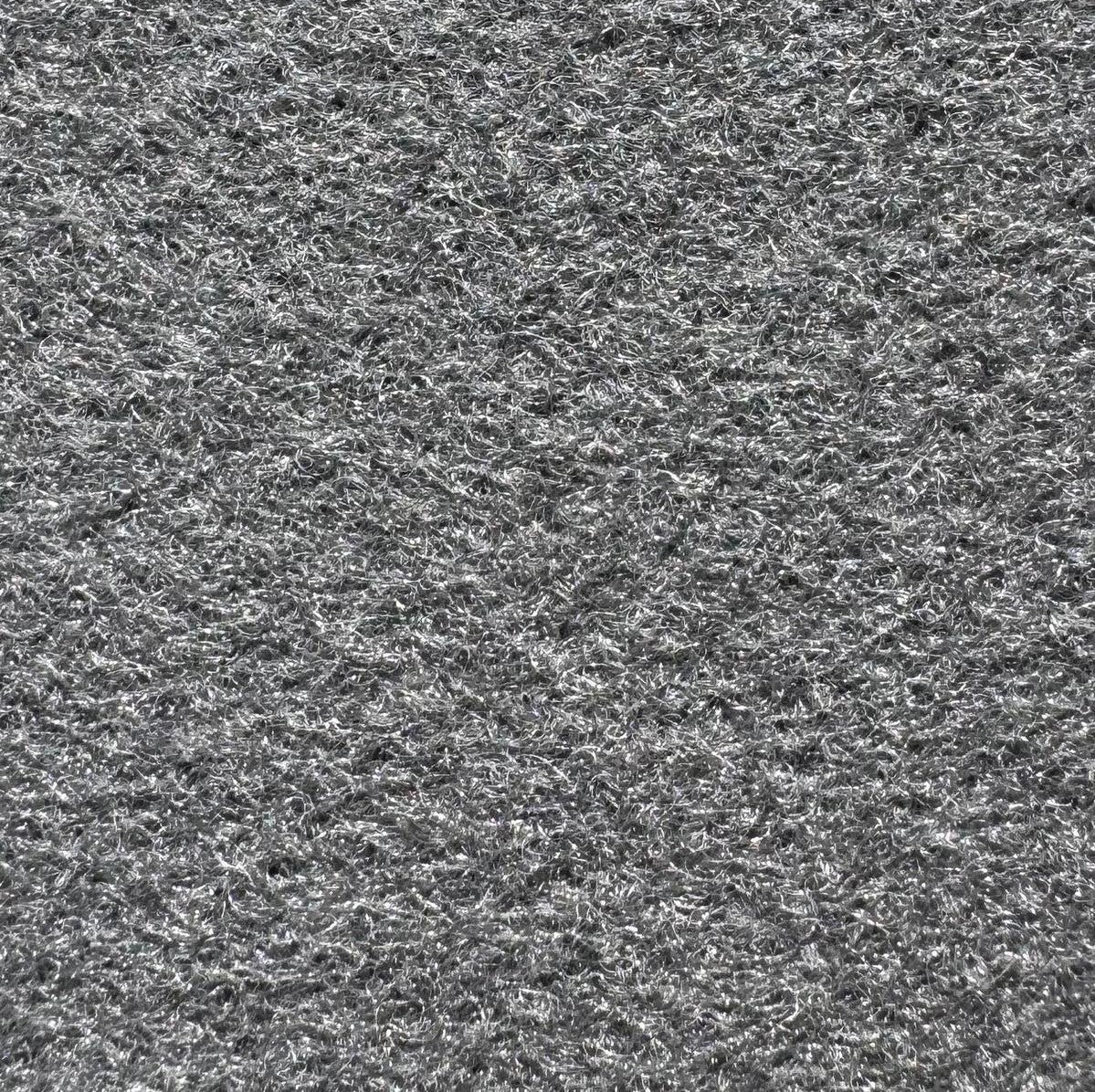 Moqueta ferial ecológica gris en rollo de 120m2 para stands